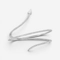 Messika Snake Skinny Armspange 18 Kt Weissgold mit Diamanten 05335-WG (Grösse M)
