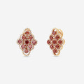 Damiani Ohrringe 18 Kt Roségold mit Diamanten und Granat 20028325