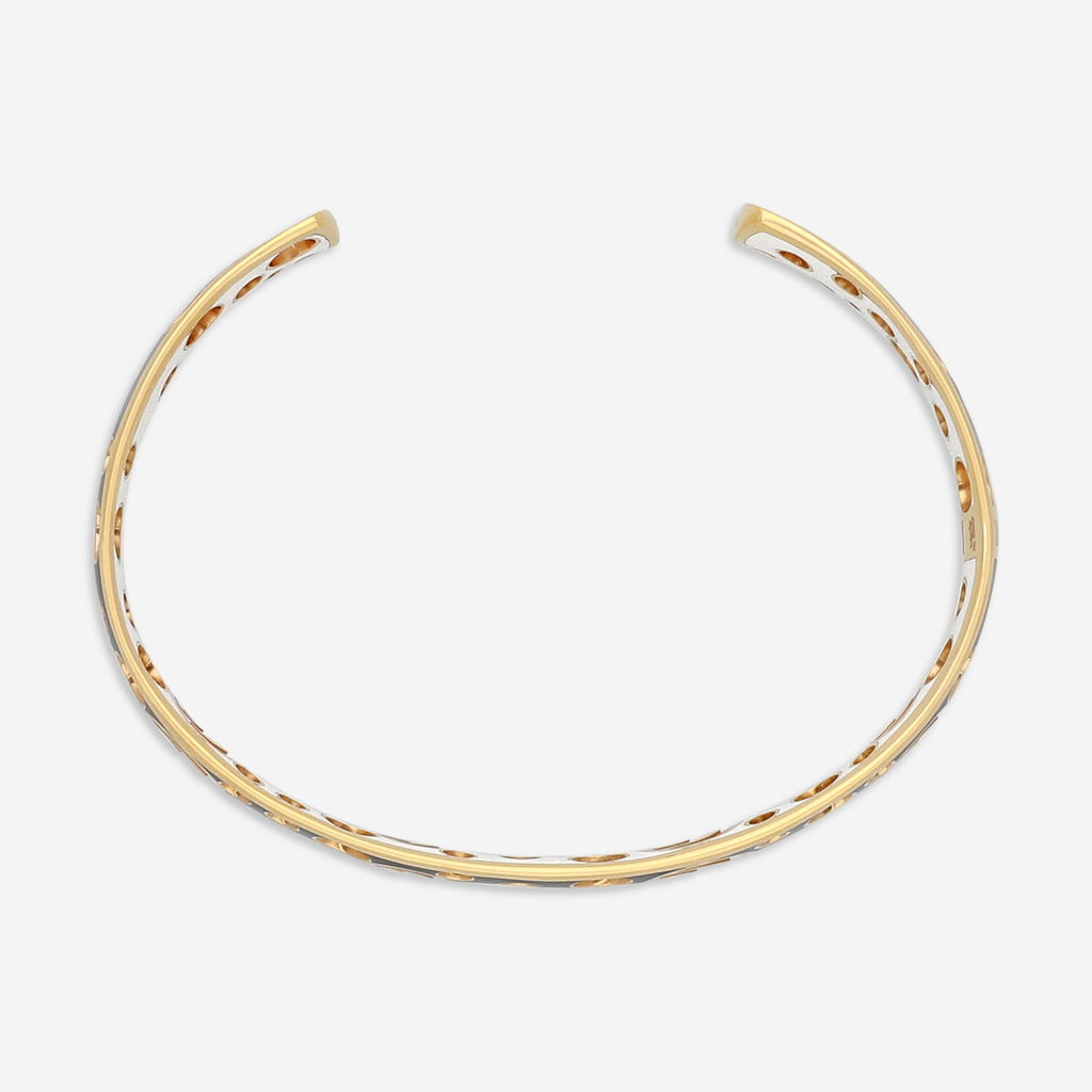 Damiani Damianissima Armreif 18 Kt Roségold, Keramik und Diamanten 20059247