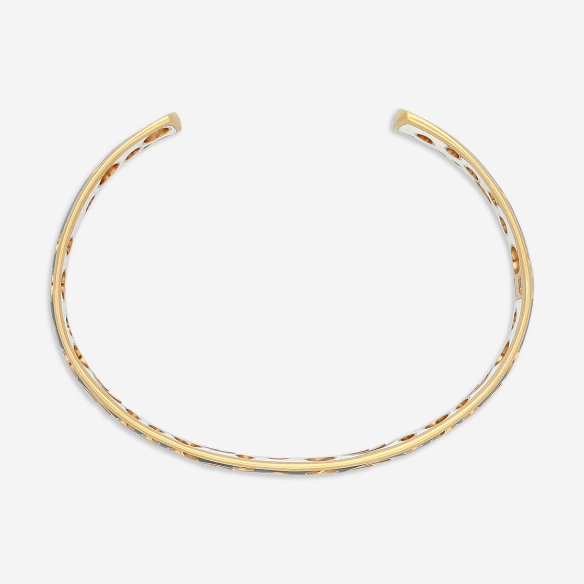 Damiani Damianissima Armreif 18 Kt Roségold, Keramik und Diamanten 20059247