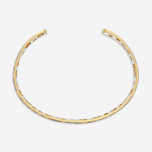 Damiani Damianissima Armreif 18 Kt Roségold, Keramik und Diamanten 20059247