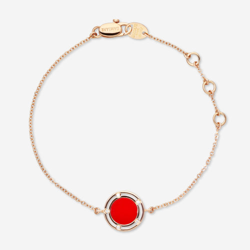 Damiani D.Side Armband 18 Kt Roségold mit Diamanten und Karneol 20086909