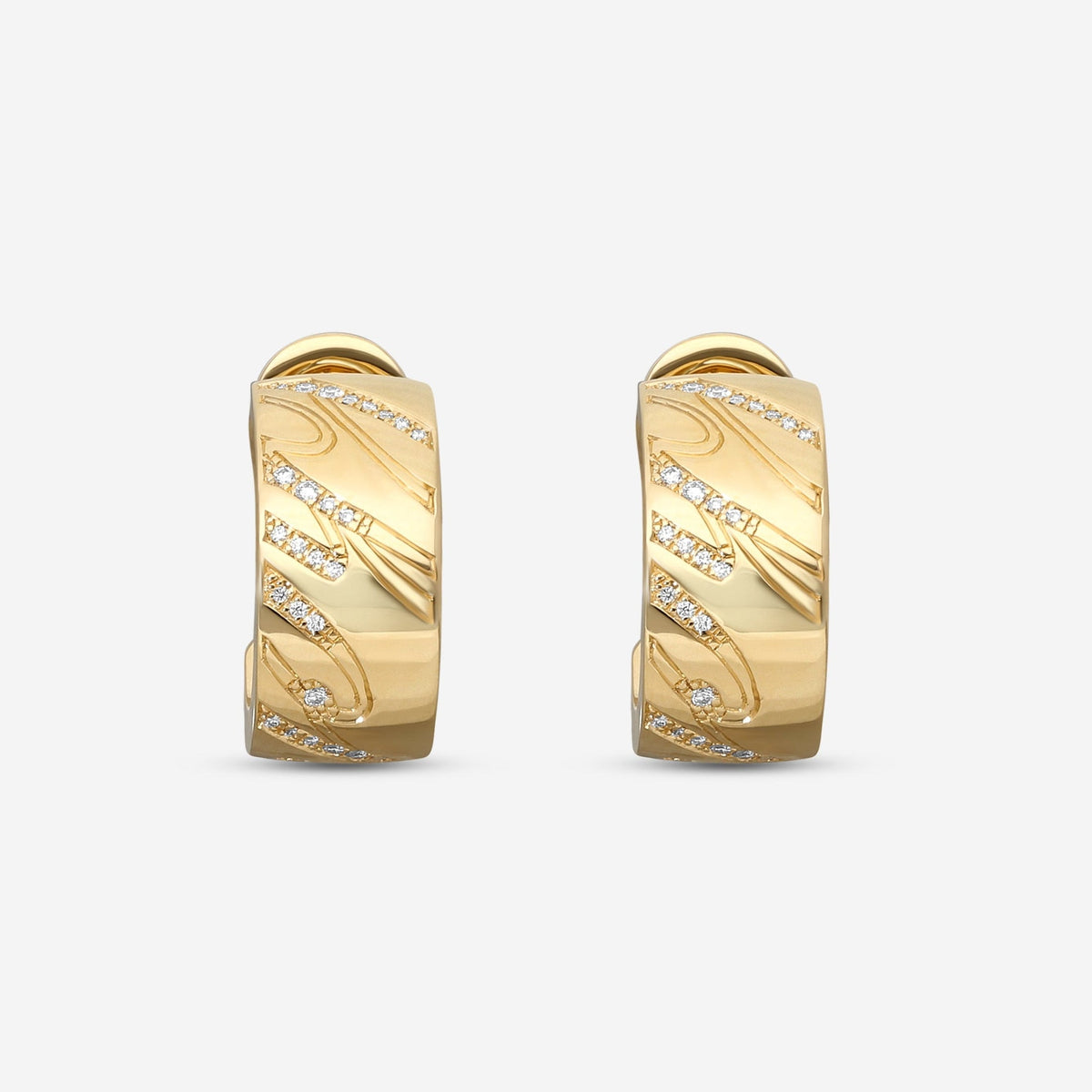 Chopard Chopardissimo Creolen 18 Kt Gelbgold mit Diamanten 837031-0002
