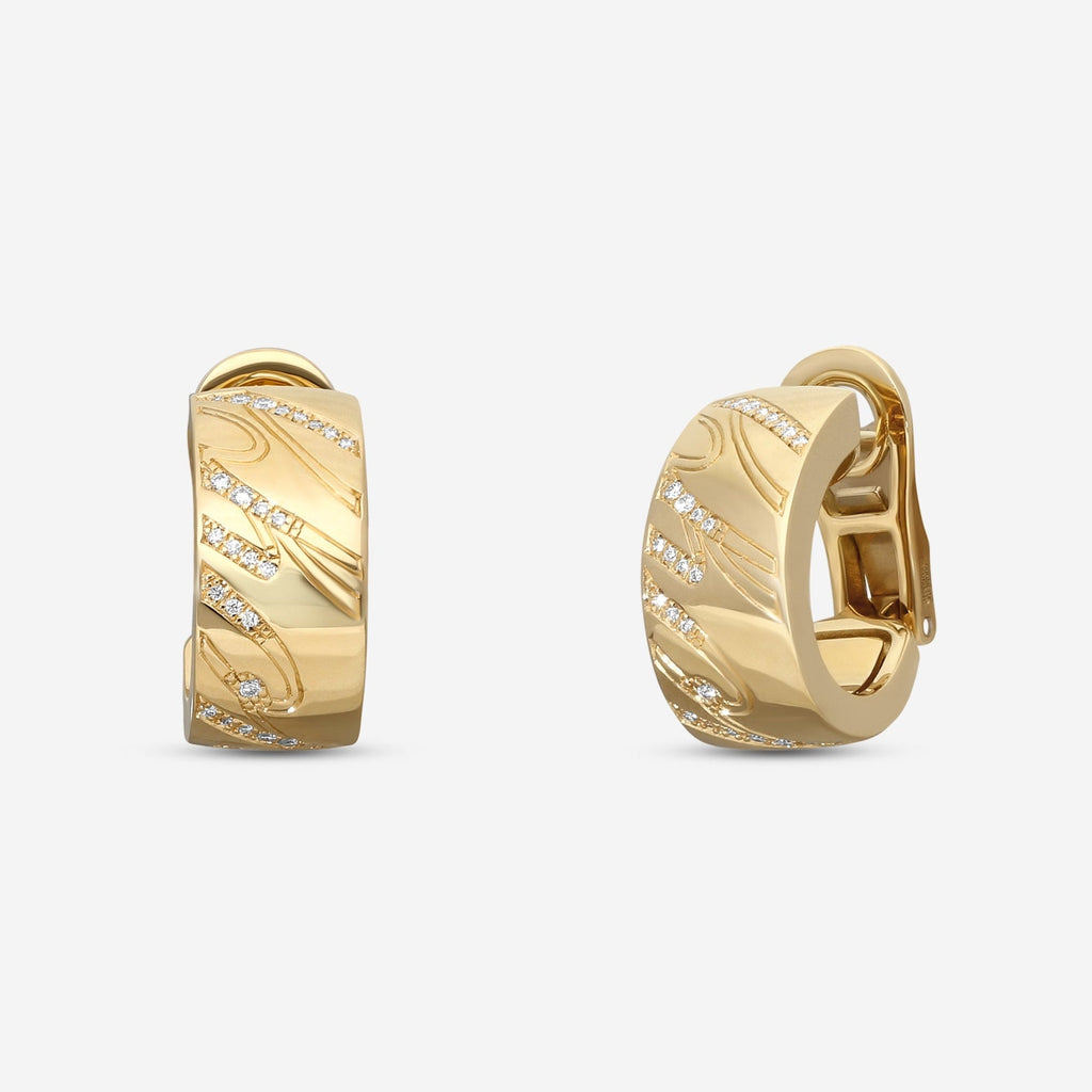 Chopard Chopardissimo Creolen 18 Kt Gelbgold mit Diamanten 837031-0002