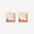 Chopard Happy Diamonds Ohrstecker 18 Kt Roségold mit Diamanten 839224-5001