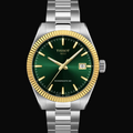 Tissot Gentleman Powermatic 80 38mm Grün / 18 Karat Gelbgold