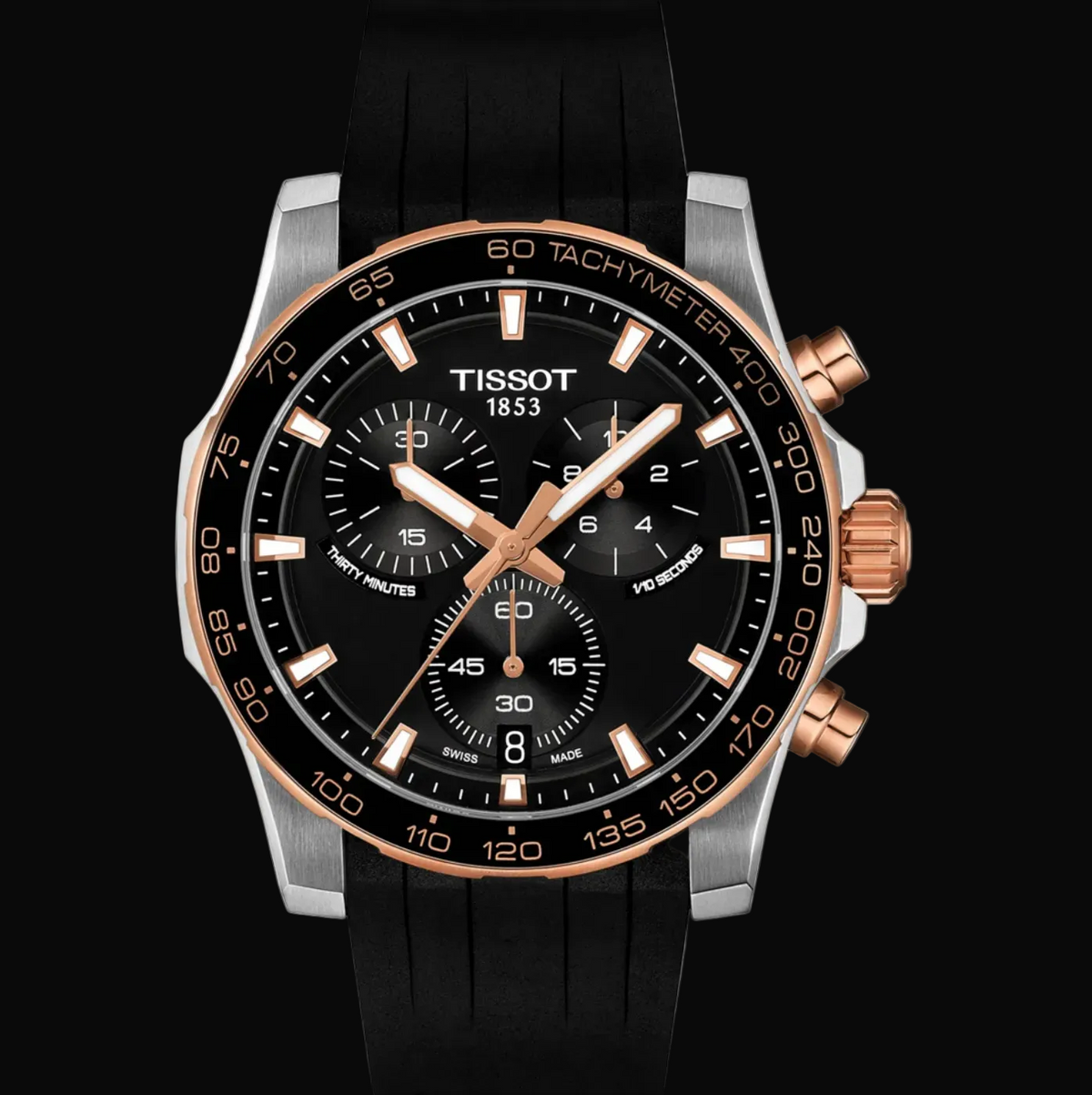 Tissot Supersport Chrono 42mm Schwarz