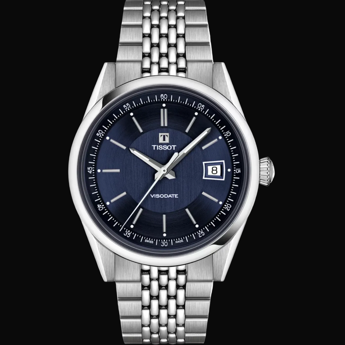 Tissot Visodate Powermatic 80 39mm Blau
