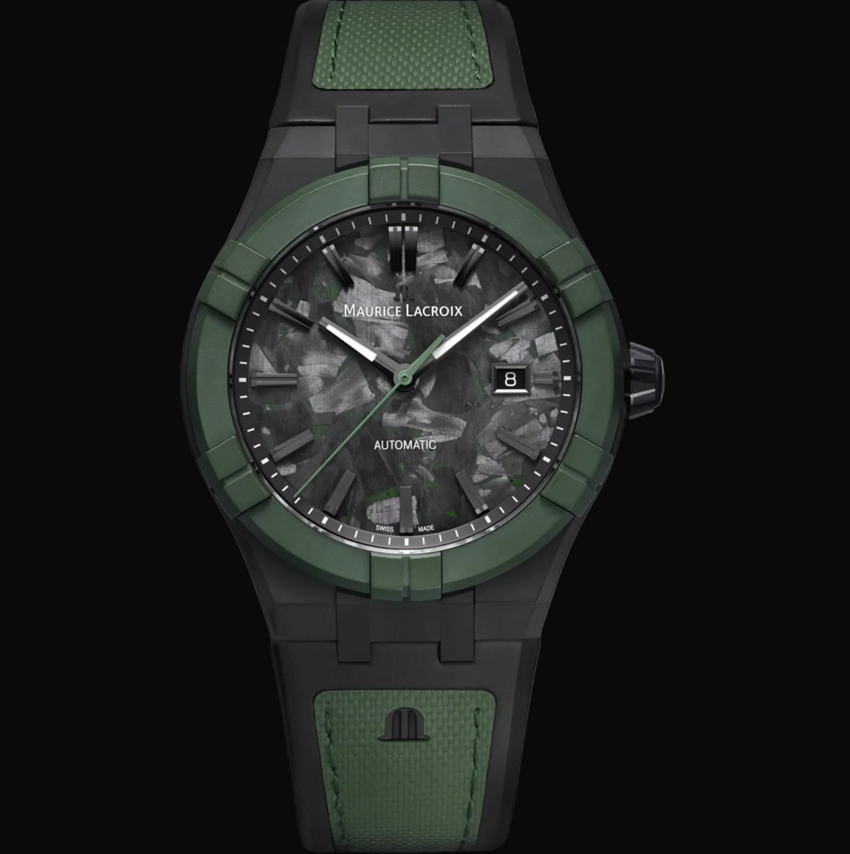 Maurice Lacroix Aikonic Frozen Carbon Deep Forest 43mm Limited Edition AC6008-TTL50-630-2