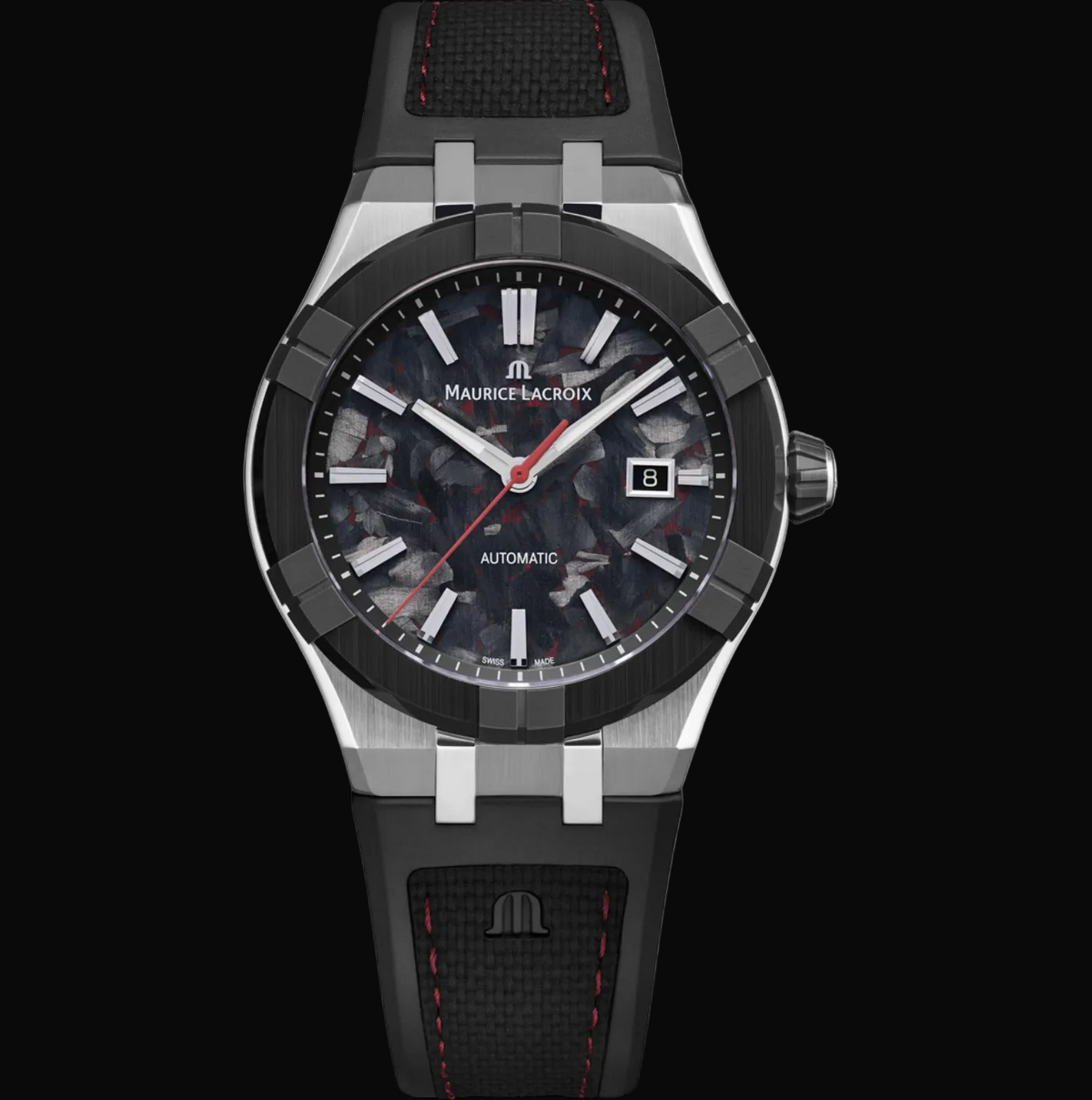 Maurice Lacroix Aikonic Frozen Carbon Red 43mm AC6008-SSL20-530-2