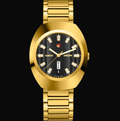 Rado Original DiaStar Automatik Day-Date 38mm Schwarz / Goldfarben R12161613