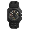 Bell & Ross BR 03 Chrono Rafale Solo Display 42mm Keramik Schwarz Limited Edition BR0394-RSD-CE/SRB