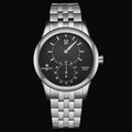 Perrelet Jumping Hour Silber / Edelstahlband A1037/G