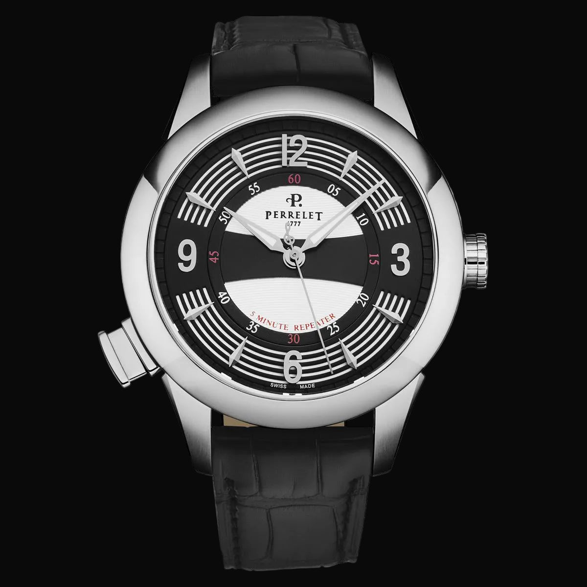 Perrelet Maestro Silber / Lederband A1038/1