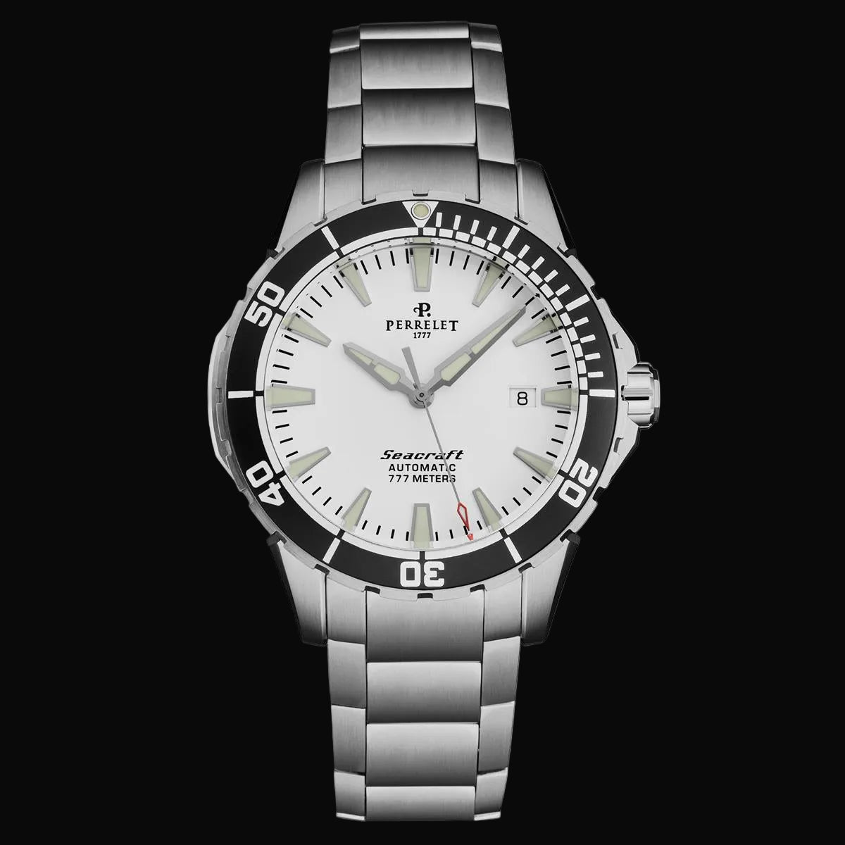 Perrelet Seacraft Silber / Edelstahlband A1053/A