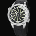 Perrelet Turbine Diver Schwarz / Weiss / Kautschukband A1066/1
