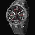 Perrelet Turbine XL Roulette Schwarz / Kautschukband A4054/1