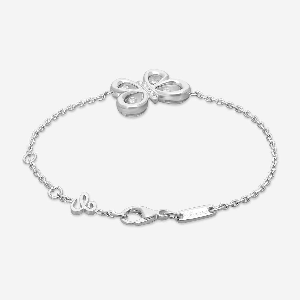 Chopard Happy Diamonds Happy Butterfly Armband 18 Kt Weissgold 85A511-1201