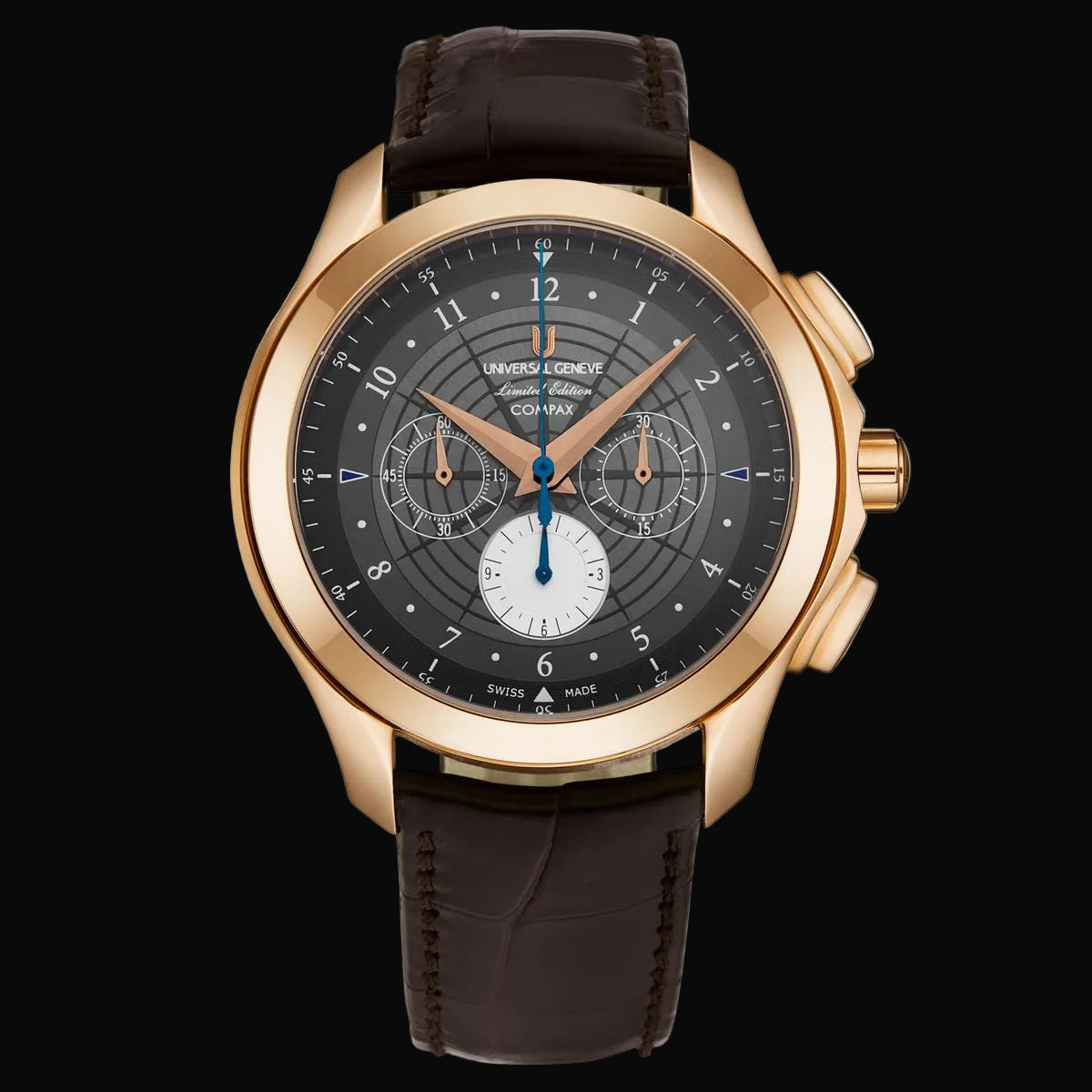 Universal Genève Compax Chronograph Limited Edition 18 Kt Roségold 484.122-001