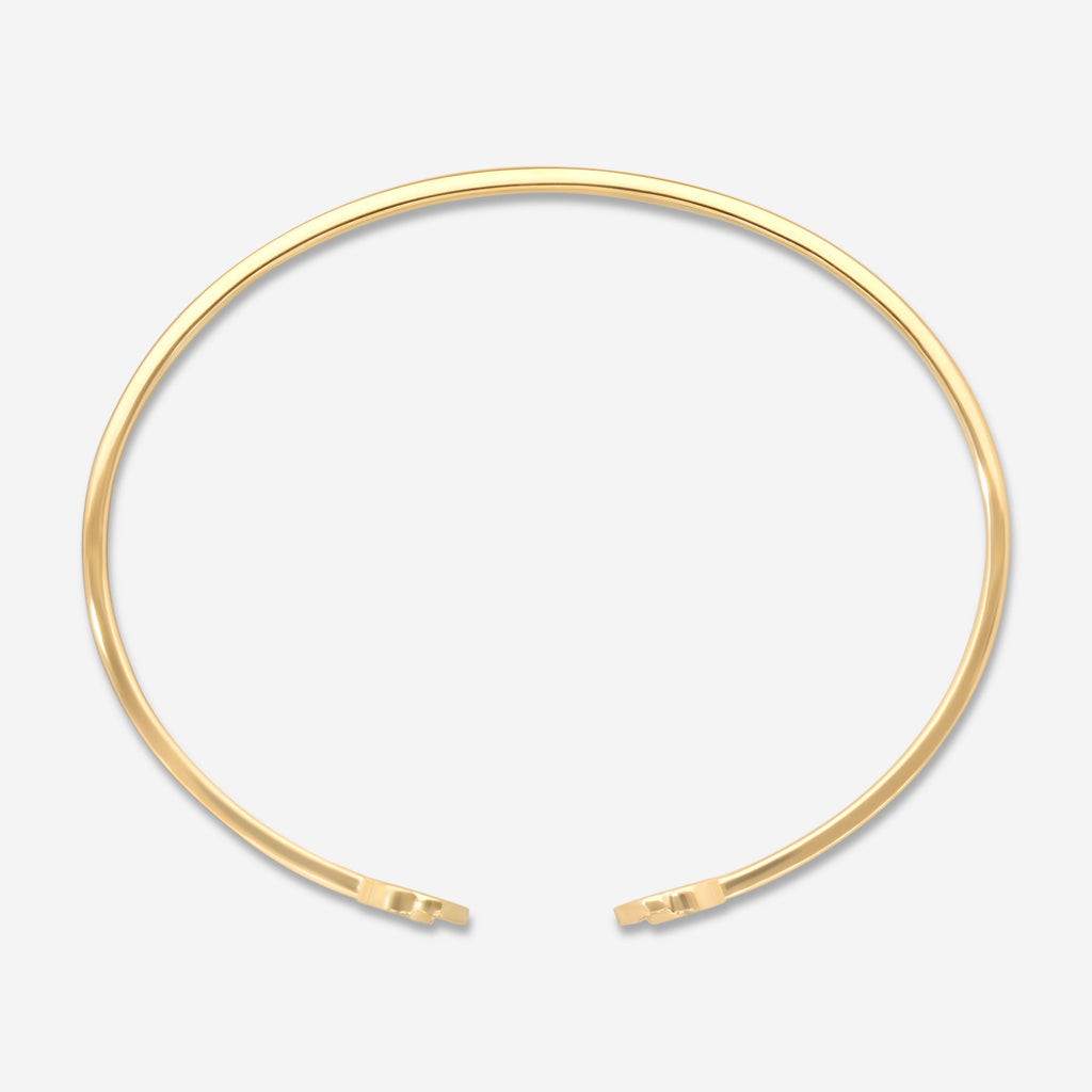 Gucci GG Running Armreif 18 Kt Gelbgold mit Diamanten YBA481662001