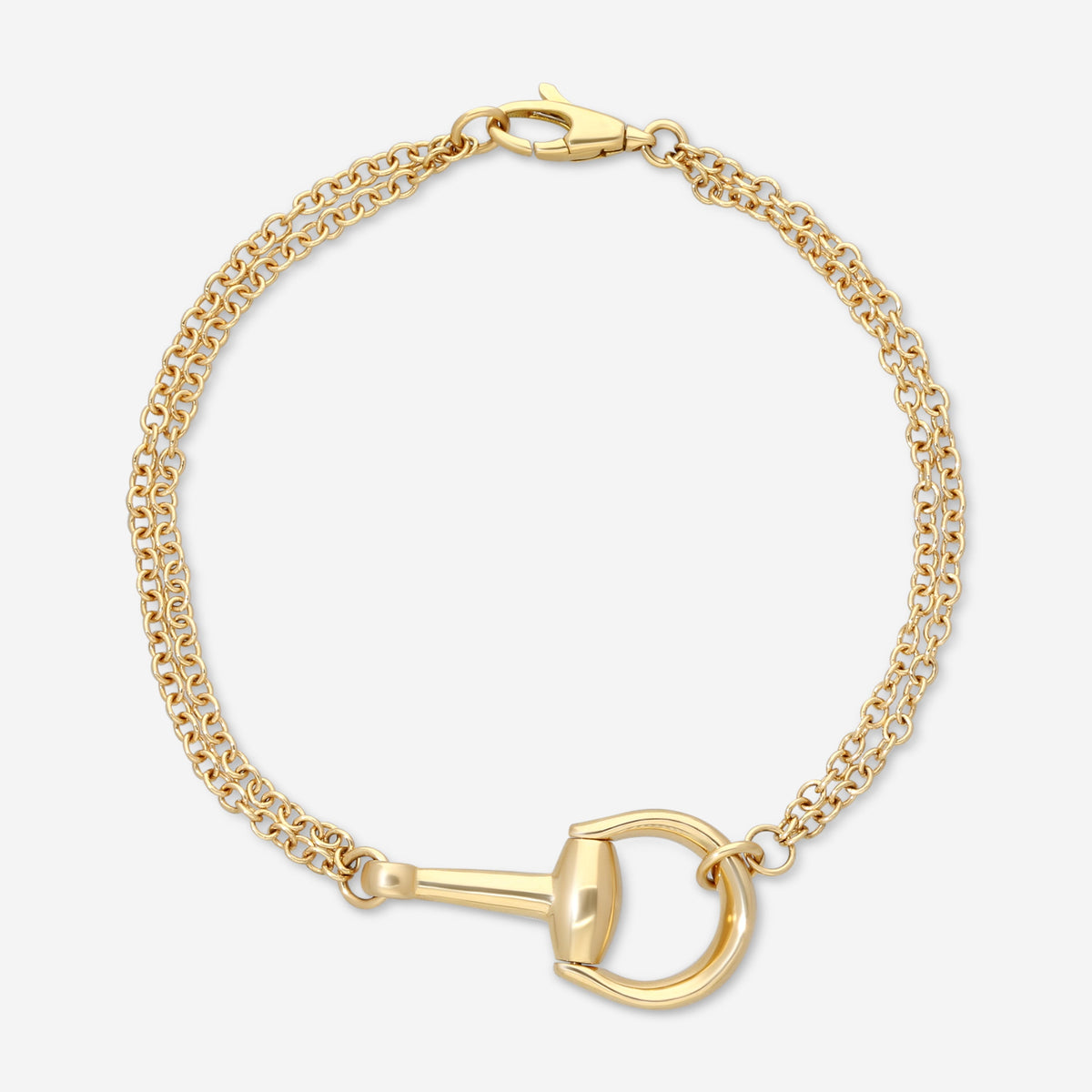 Gucci Horsebit Armband 18 Kt Gelbgold YBA795812001