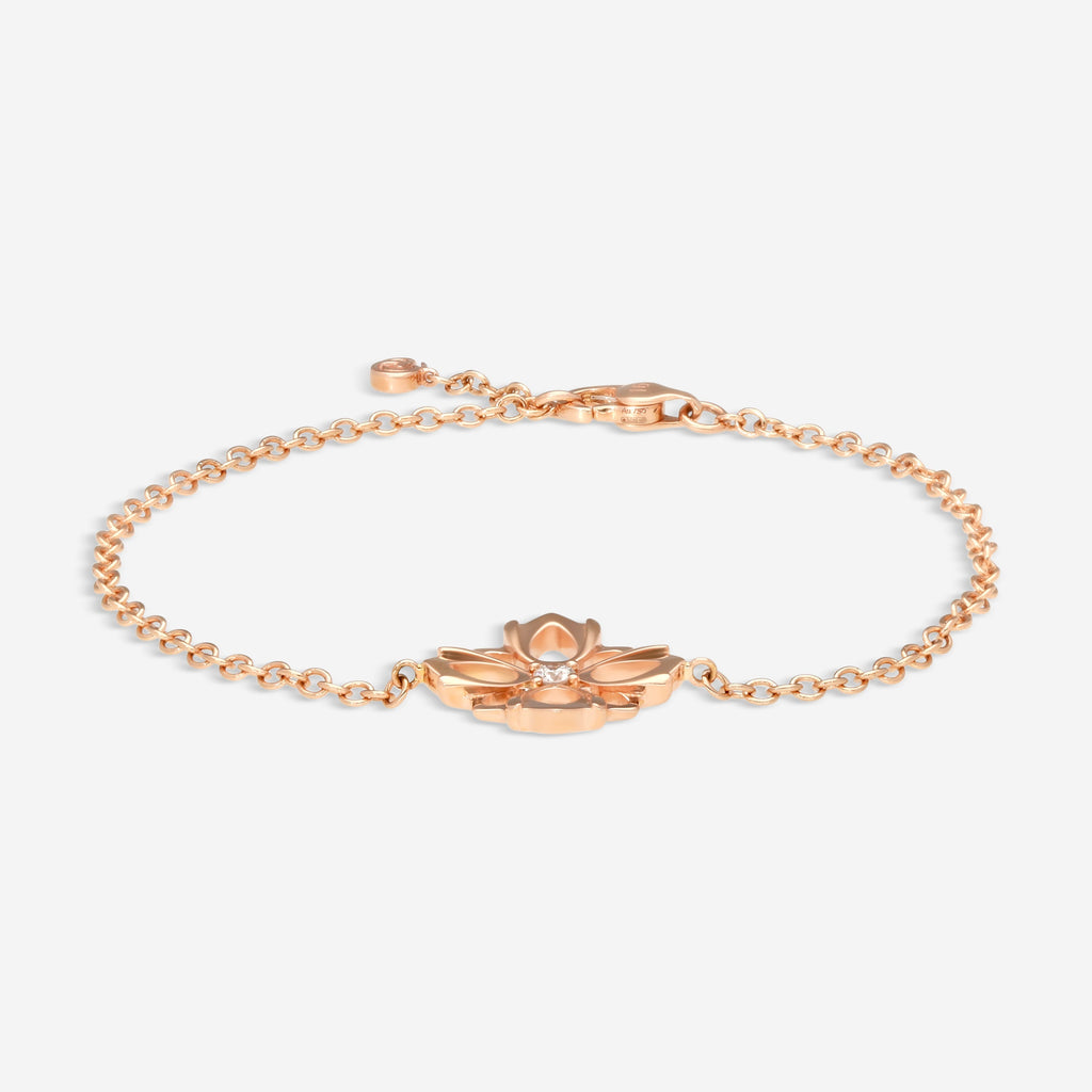 Gucci Flora Armband 18 Kt Roségold mit Diamant YBA796247001