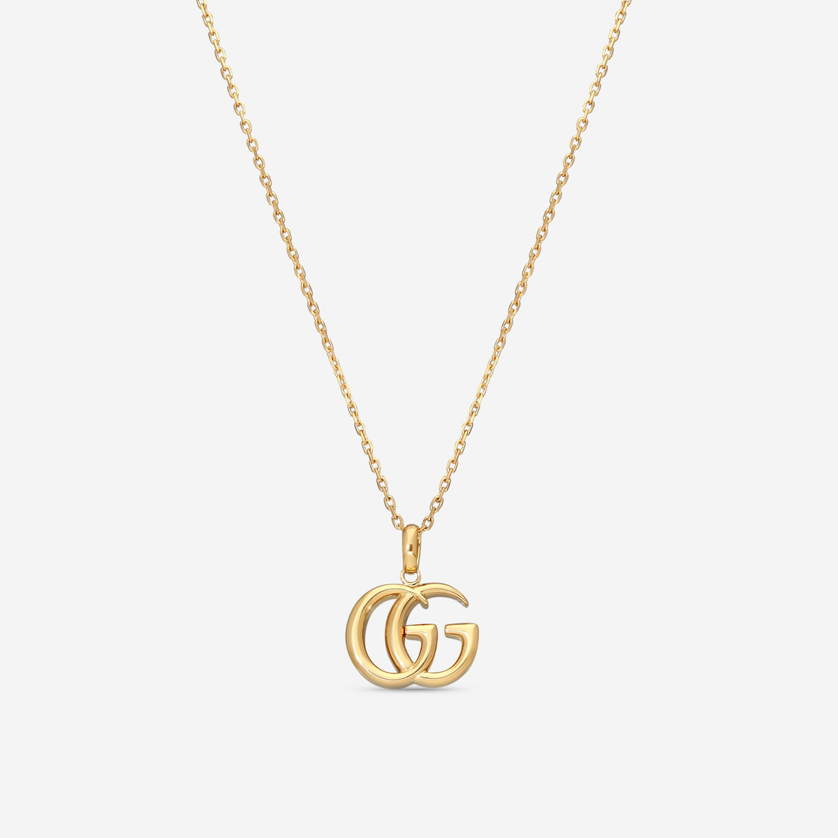 Gucci GG Running Anhänger mit Kette 18 Kt Gelbgold YBB502088001