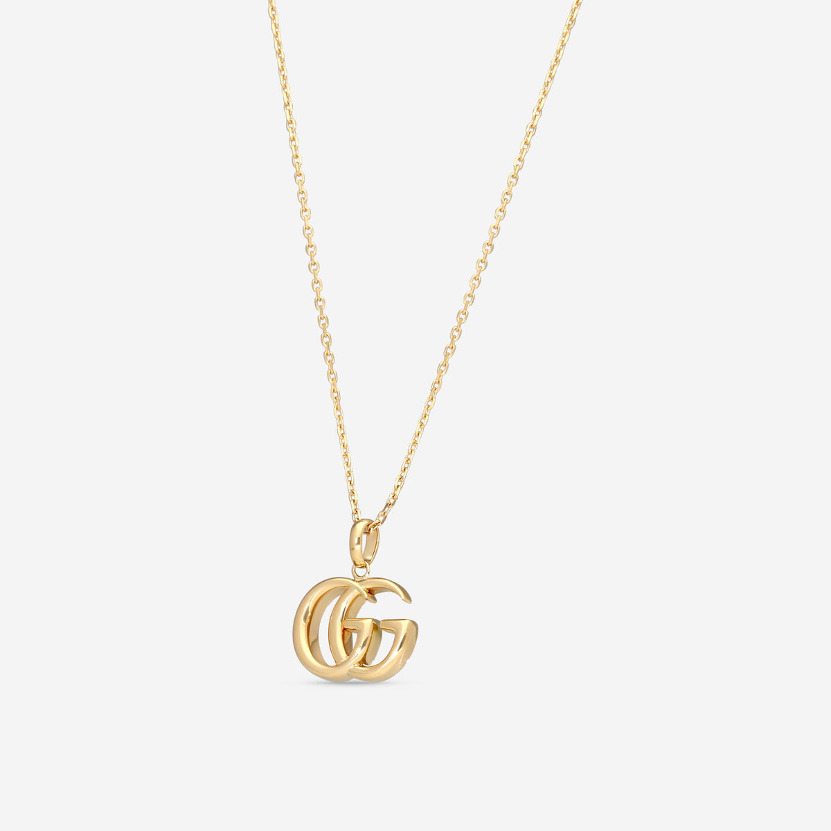 Gucci GG Running Anhänger mit Kette 18 Kt Gelbgold YBB502088001