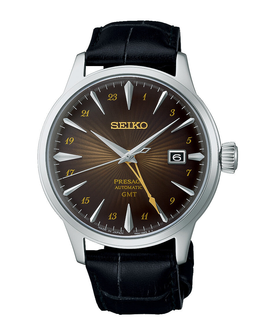 Seiko Presage Automatik GMT Rusty Nail Cocktail Time