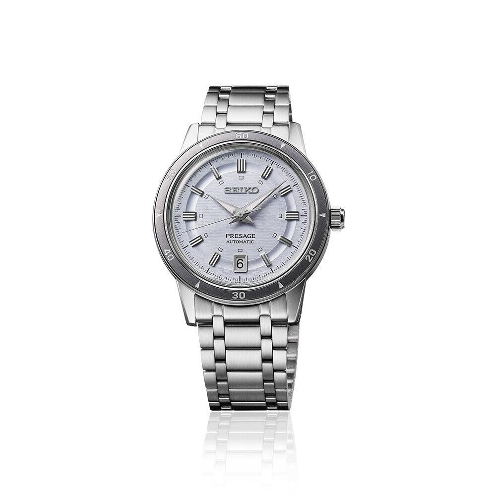 Seiko Presage Style 60's Automatik Silberviolett 39.5mm