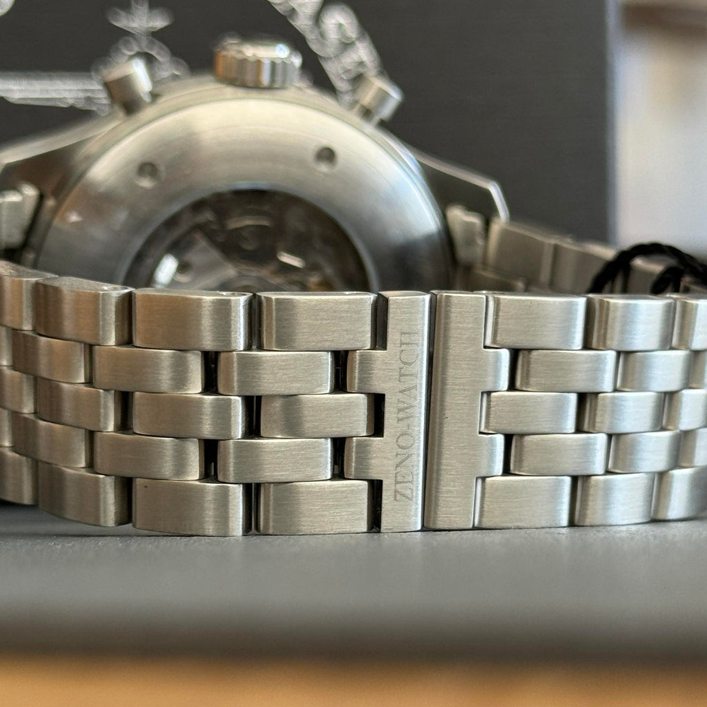 Zeno Watch Oversized Pilot Chronograph Day-Date