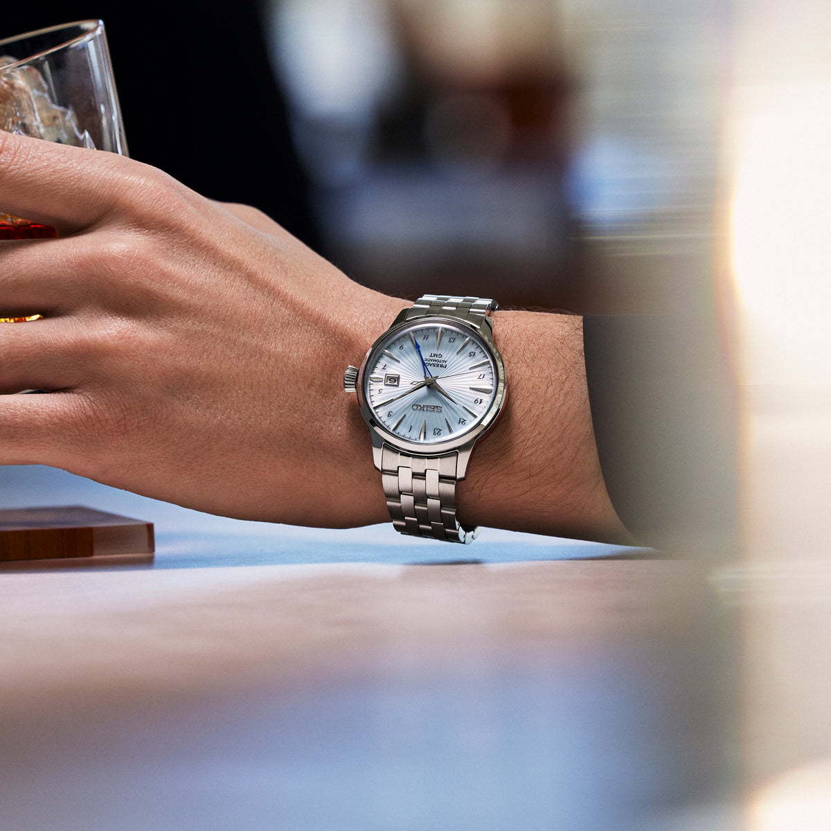 Seiko Presage Automatik GMT Skydiving Cocktail Time