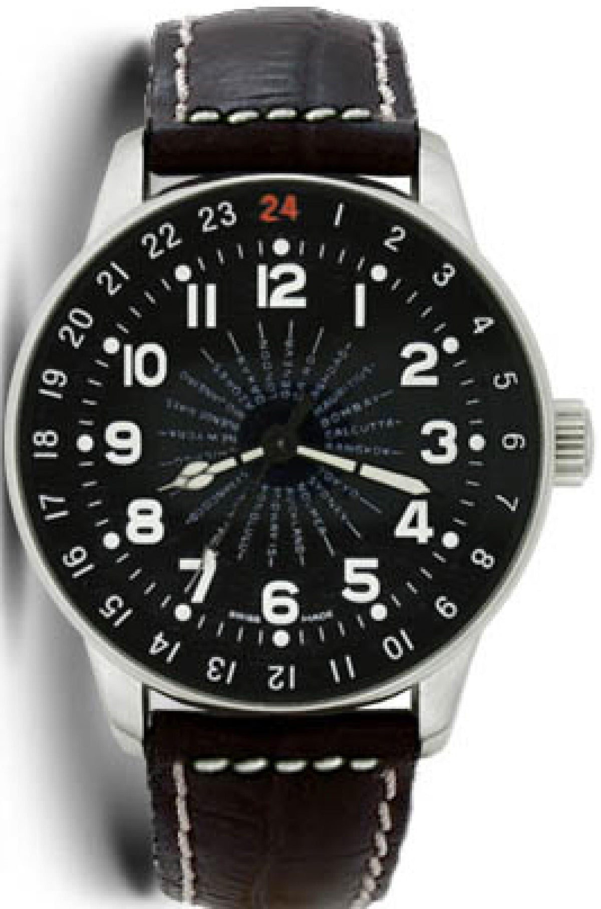 Zeno Watch X-Large Pilot world timer