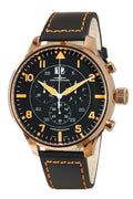 Zeno Watch Super Oversized Chrono Big Date Navigator black