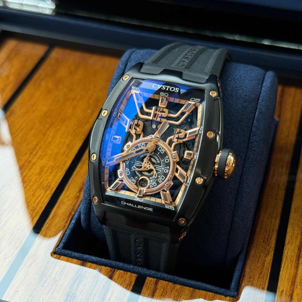 Cvstos Challenge JETLINER PS BLACK TITANIUM/BLACK DIAL/5N COMP