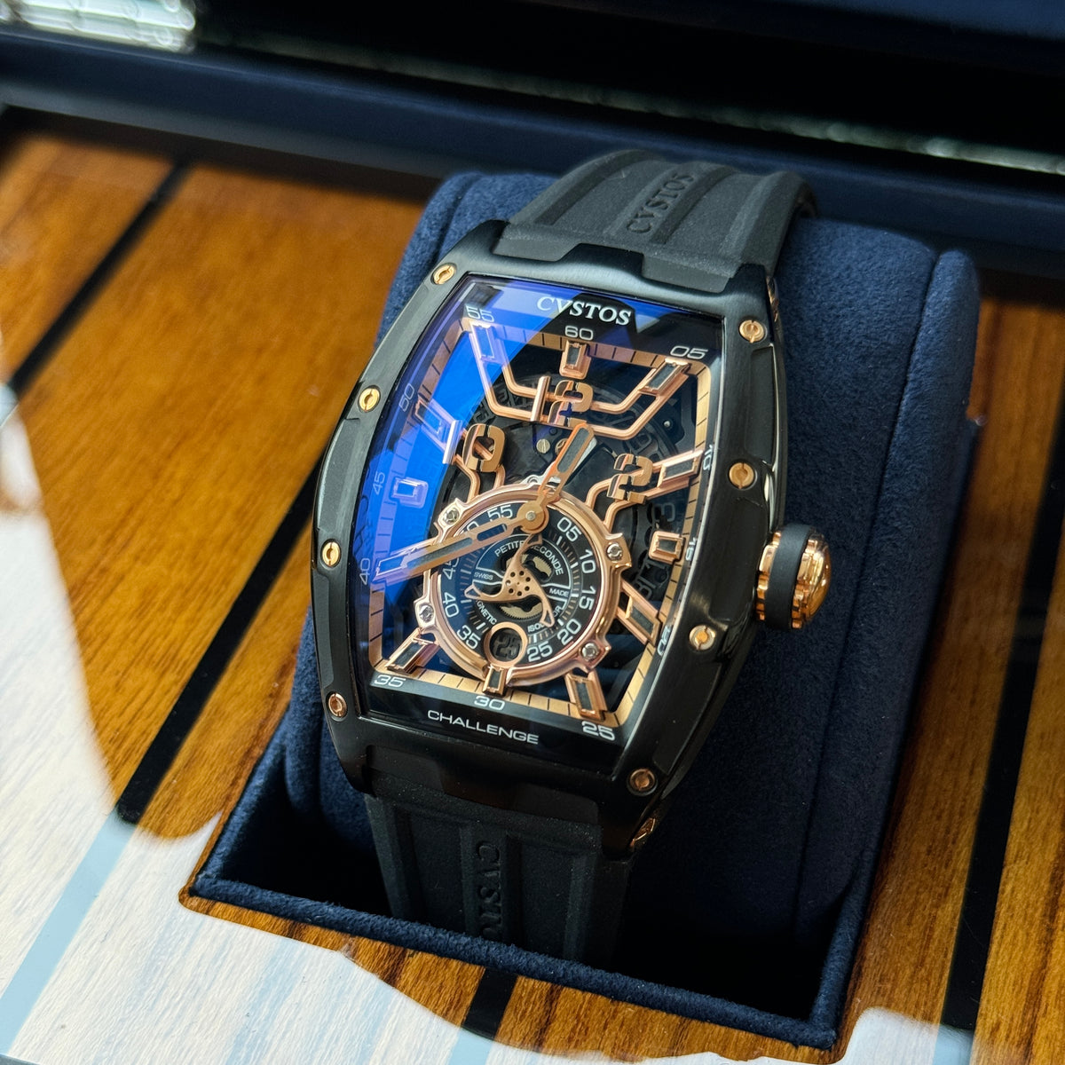Cvstos Challenge JETLINER PS BLACK TITANIUM/BLACK DIAL/5N COMP