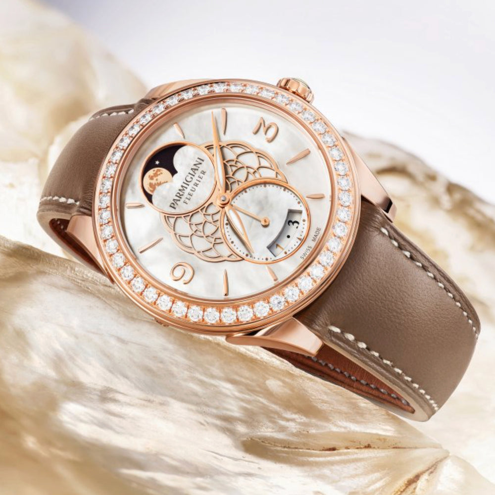 Parmigiani Fleurier Tonda Selene 18k Rose Gold 36mm