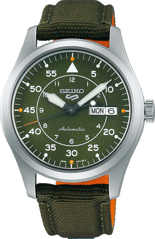 Seiko 5 Sports Automatik Day-Date Grün