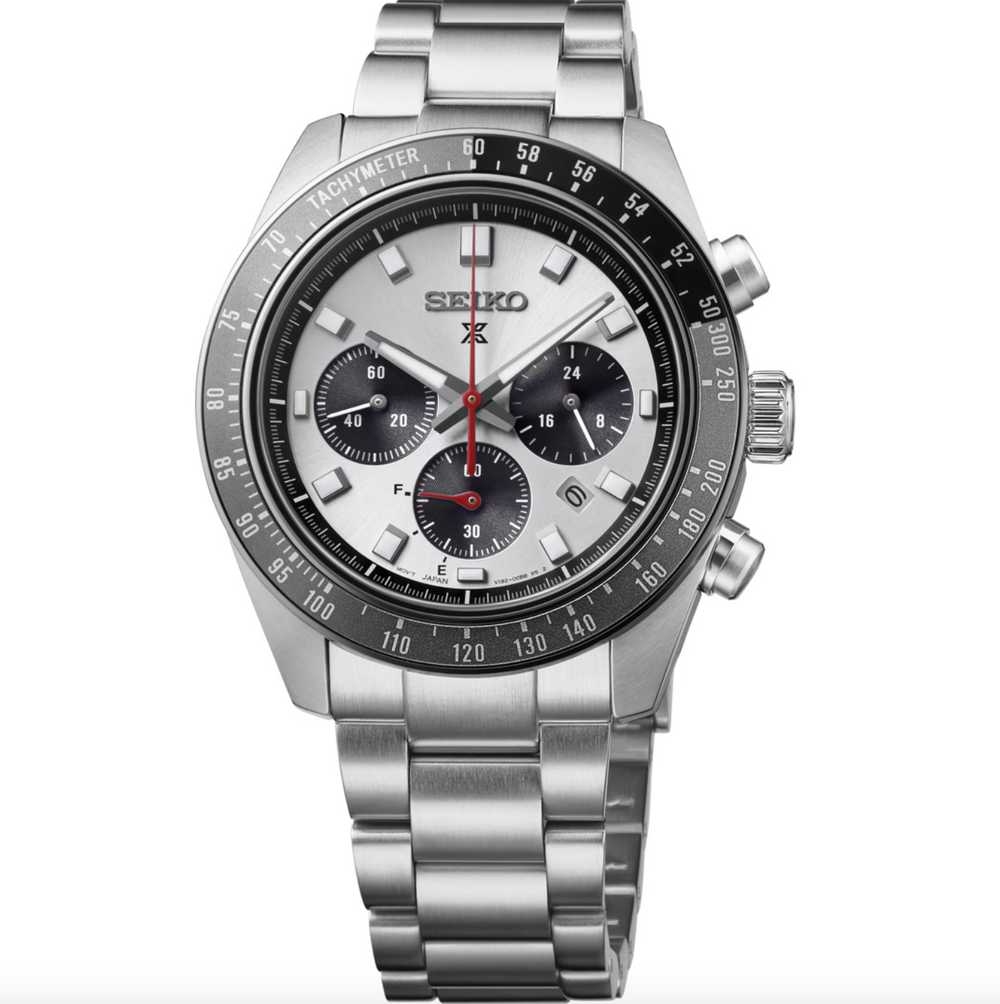Seiko Prospex Speedtimer Solar Chronograph Grand Prix White