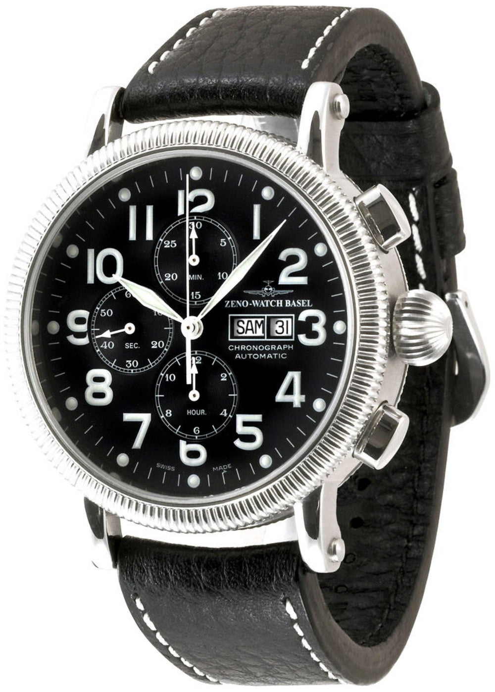Zeno Watch Nostalgia XL Chronograph Day-Date