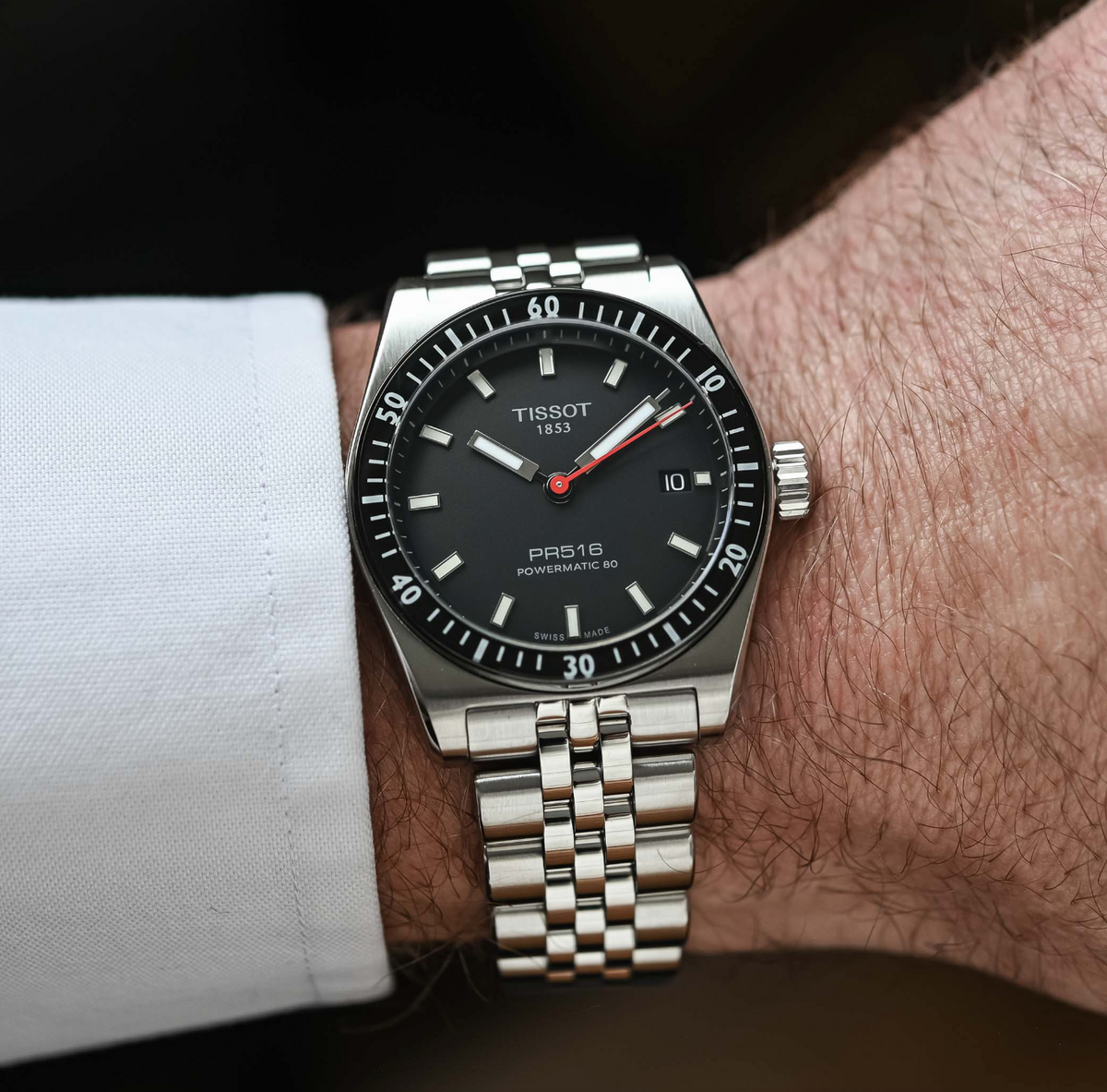 Tissot PR516 Powermatic 80 Schwarz
