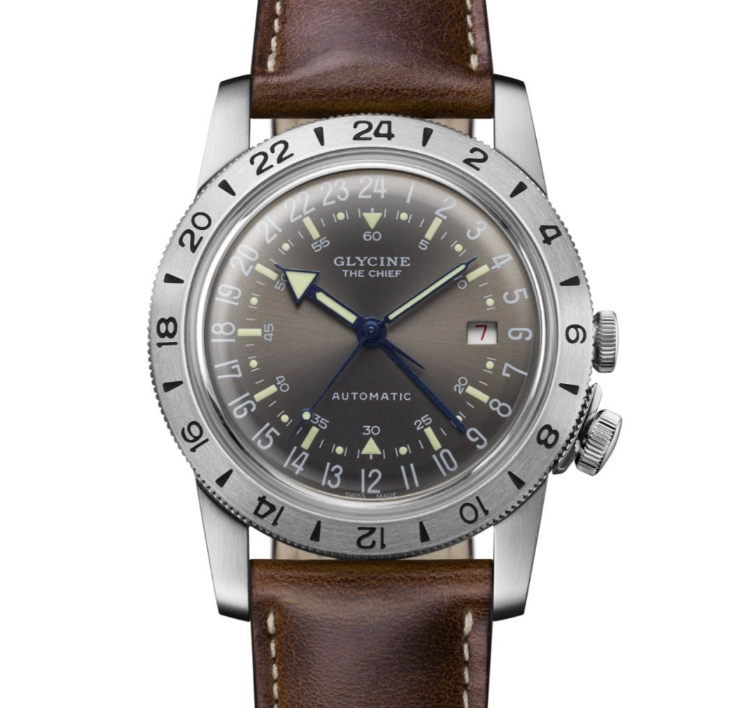 Glycine GL0303 Airman Vintage The Chief GMT 40