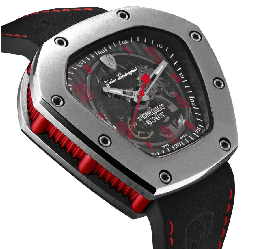 Tonino Lamborghini Spyder Automatic Spyderleggero Skeleton Red