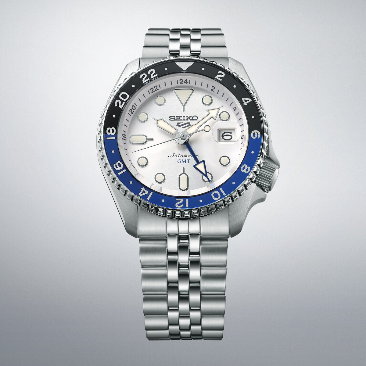 Seiko 5 Sports GMT Silver Cloud SKX Re-Interpretation