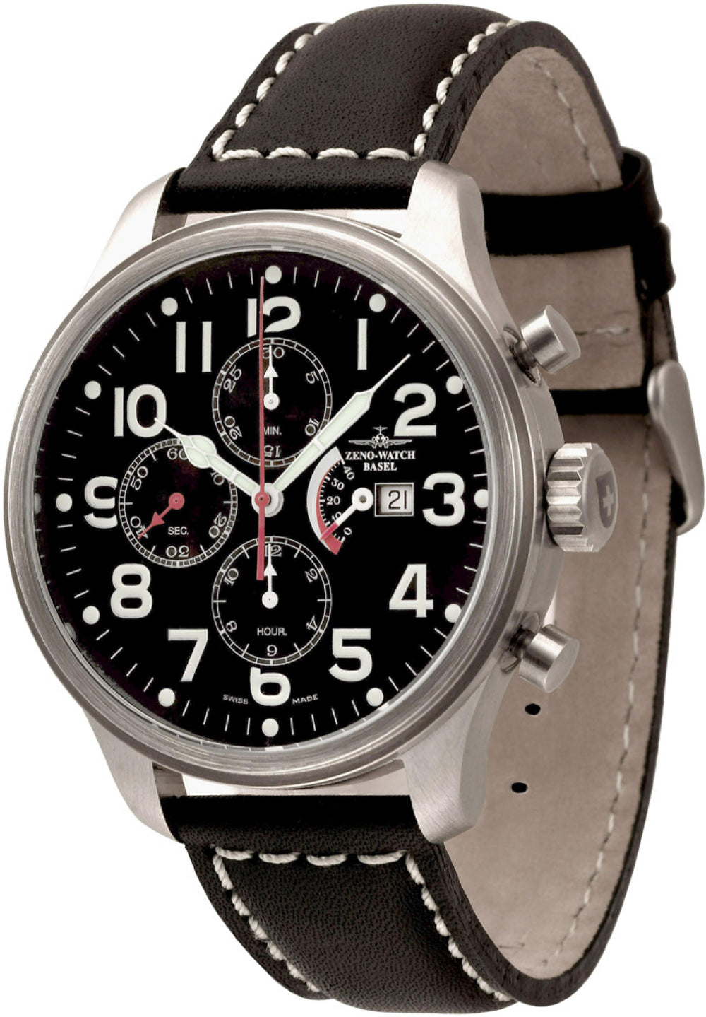 Zeno Watch OS Pilot Chrono Power Reserve