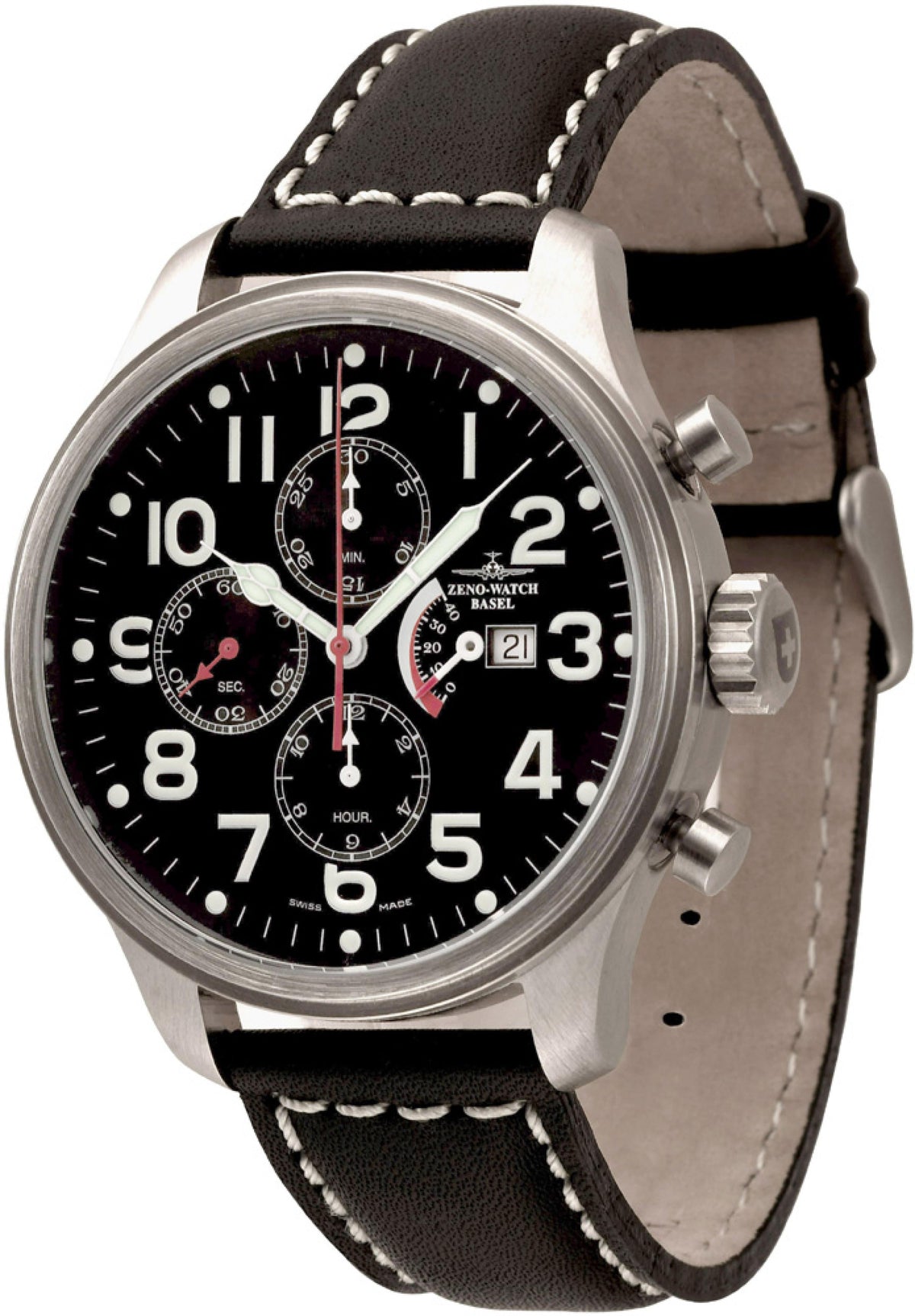 Zeno Watch OS Pilot Chrono Power Reserve
