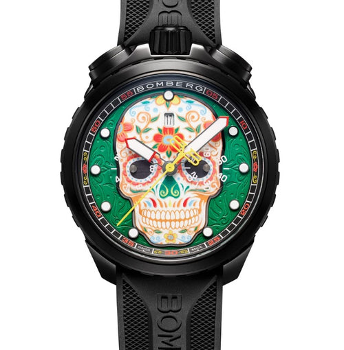 Bomberg Bolt-68 Heritage Sugar Skull Green