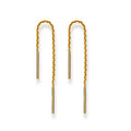 Ohrhänger 750/18 K Gelbgold, Stäbchen