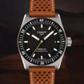 Tissot PR516 Powermatic 80 Schwarz / Hellbraun