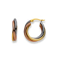 Creolen Gold 750 tricolor Ø 20mm